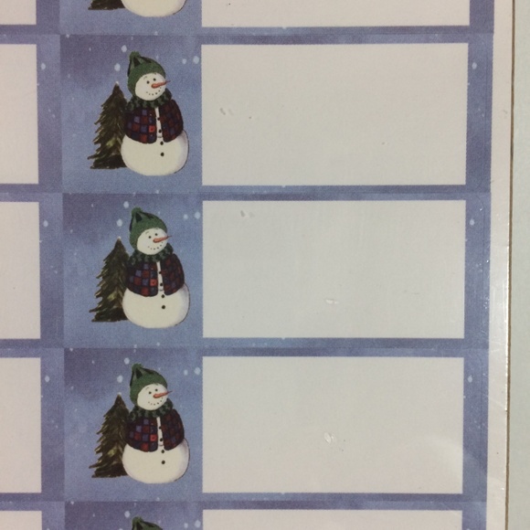 Geographics 150 Holiday Mailing Labels Snow Family - Picture 7 of 7